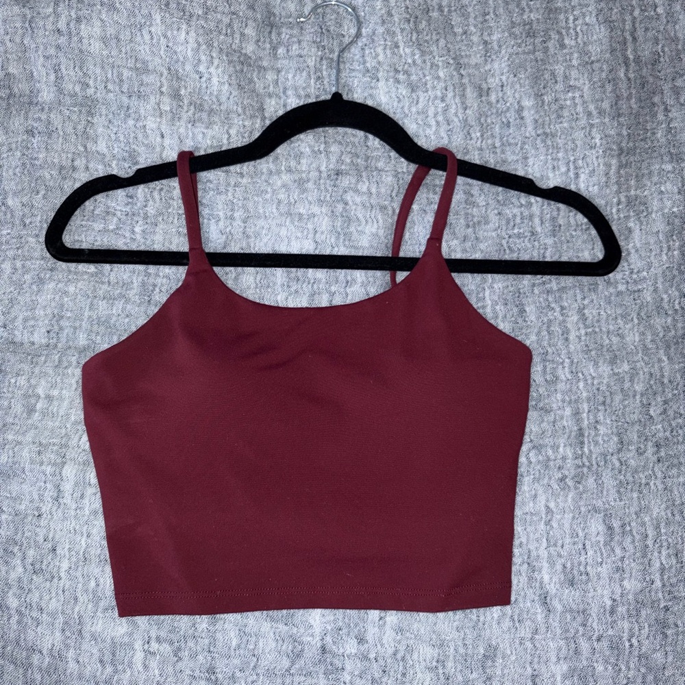 Women's Burgundy Tank Top
